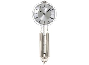 4037445133297 - Pendelwanduhr AMS H358 Wanduhren Gr H 10 cm silberfarben Pendeluhren