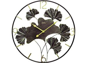 4037445161832 - Wanduhr AMS bunt Wanduhren Ø 50cm Quarzuhr Metall Wohnzimmer Esszimmer Küche Arbeitszimmer Büro