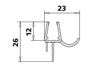 4037486472973 - Kermi 3249 2x Dichtleiste AT 3270 15 V Können bei Montage gekürzt werden 2534052