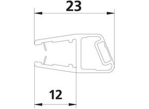 4037486473246 - Kermi 6446 1x Magnetleiste 3270 18 Länge 2000 mm 2534099