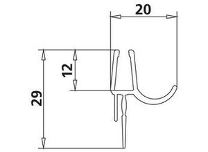 4037486660776 - Kermi 4621 2x Dichtleiste 4665 14C Länge 985 mm 2535232