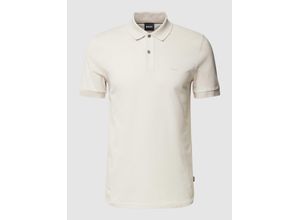 4037555489475 - Slim Fit Poloshirt mit Label-Stitching Modell Pallas