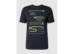 4037558586546 - T-Shirt mit Label-Print