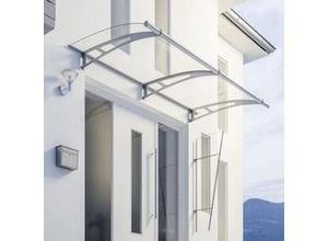 4037563124191 - Vordach LT-Line XL Edelstahl matt gebürstet Acrylglas klar