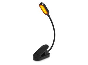 4037571769841 - Buch-Clip-Leseleuchte Gritin Buchlampe mit 9 LEDs 3 Farbtemperaturmodi stufenlose Helligkeit Clip-Lampe wiederaufladbare USB-Clip-Lampe 360°