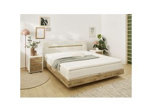 4037619080310 - Hetty Boxspringbett mit Holzrahmen Balkeneiche Nb 180 x 200 cm Liegefläche