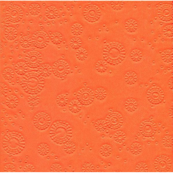 4037698101791 - 24015 33 cm Serviette Zelltuch orange 16 Stück