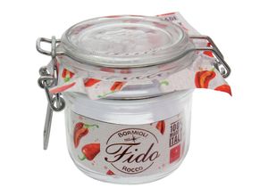 4037839324898 - Drahtbügelgläser Fido 255ml 6 Gläser + Gummis Einmachgläser 4261 - Bormioli Rocco