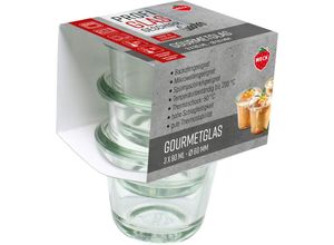 4037839440512 - Weck - 3er Set Gastropack 80 ml Gourmetgläser ohne Deckel 76123