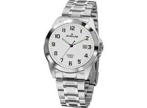 4037921003229 - Quarzuhr ATRIUM A16-30 Armbanduhren silberfarben Herren Quarzuhren Armbanduhr Herrenuhr Datum