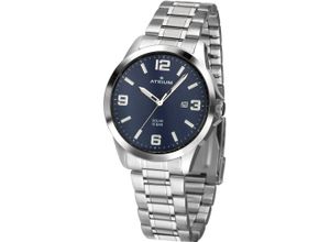 4037921044222 - Solaruhr ATRIUM A32-35 Armbanduhren silberfarben Herren Solaruhren Armbanduhr Herrenuhr Datum Leuchtzeiger