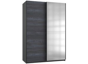 4038061000857 - Kleiderschrank mit 2 Schiebetüren davon 1 Spiegel - L135 cm