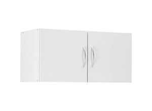 4038061008129 - Aufsatz 2-türig Multischrank-System - weiß - 80 cm - 40 cm - 40 cm - Sconto