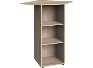 4038061009072 - Regal WIMEX Multiraumkonzept braun (eiche sägerau nachbildung) Regale B H T 66cm x 98cm x 40cm Holzwerkstoff Spanplatte Büroregal Breite 66 cm B66cm H98cm T40cm