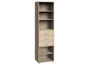 4038061009140 - Regal WIMEX Multiraumkonzept Regale Gr B H T 30 cm x 185 cm x 40 cm braun (eiche sägerau nachbildung) Büroregal Büroregale und Aktenregale Breite 30 cm