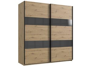 4038061024761 - Calicosy - Kleiderschrank mit 2 Schiebetüren und Einlage - L180 cm