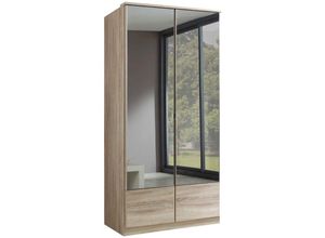 4038061169448 - Kleiderschrank 2-türig Spiegel - L91 cm