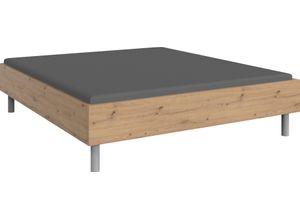 4038062019162 - Bett WIMEX Easy große Auswahl an Größen und Farben auch in Komforthöhe braun (artisan eiche alufarben) H46cm L210cm Betten ohne Kopfteil ideal unter Dachschrägen oder Fenster 4038062019162 - Bett WIMEX Easy große Auswahl an Größen und Farben auch in Komforthöhe braun (artisan eiche alufarben) H46cm L210cm Betten ohne Kopfteil ideal unter Dachschrägen oder Fenster