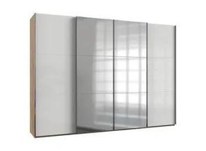 4038062067026 - Schwebetürenschrank Level Weiß Eiche ca300x216x65 cm