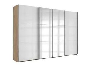 4038062067033 - Schwebetürenschrank Level Weiß Eiche ca350x216x65 cm