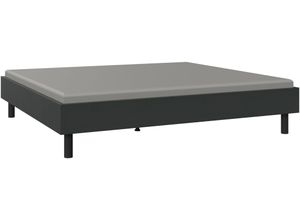 4038062070996 - Bett WIMEX Easy große Auswahl an Größen und Farben auch in Komforthöhe grau (graphit schwarz) H38cm L210cm Betten ohne Kopfteil ideal unter Dachschrägen oder Fenster 4038062070996 - Bett WIMEX Easy große Auswahl an Größen und Farben auch in Komforthöhe grau (graphit schwarz) H38cm L210cm Betten ohne Kopfteil ideal unter Dachschrägen oder Fenster