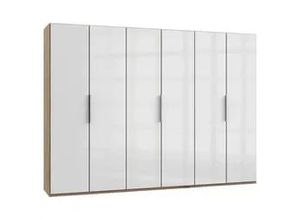 4038062089240 - Drehtürenschrank B 300 cm Level 36D Weiß Eiche Dekor