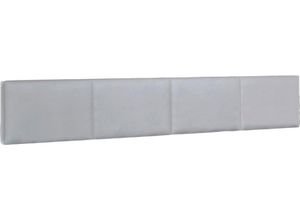 4038062101201 - Kopfteil WIMEX Easy Polsterauflagen Gr Für Bettbreite 160 cm grau (beton lichtgrau kunstleder) gepolstert mit Kunstleder bezogen