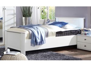 4038062117196 - Bett WIMEX Chalet weiß B109cm L210cm Beschläge aus Metall Betten in 3 Breiten 4038062117196 - Bett WIMEX Chalet weiß B109cm L210cm Beschläge aus Metall Betten in 3 Breiten
