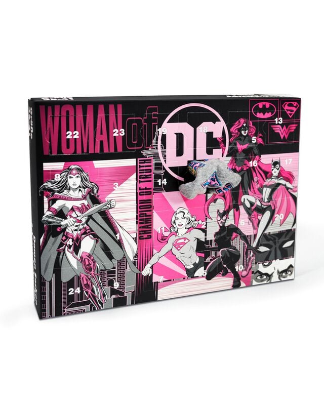 4038189290093 - Woman Of DC Socken Adventskalender Adventskalender multicolor