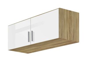 4038283925402 - Kleiderschrank-Aufsatz Celle - weiß - 91 cm - 39 cm - cm 540 - Sconto