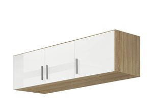 4038283925419 - Kleiderschrank-Aufsatz Celle - weiß - 136 cm - 39 cm - 54 cm - Sconto