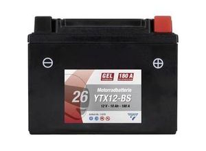 4038373067869 - Gel Motorradbatterie YTX12-BS 10Ah 180A