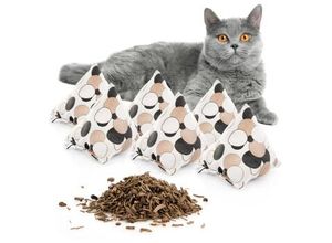 4038374890558 - Canadian Cat Company Baldrianspielzeug 6x Schmusepyramide Kreise