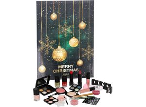 4038432015046 - Adventskalender ZMILE COSMETICS MILE COSMETICS Adventskalender Traditional Glamour Countdown\ grün Adventskalender DamenB260cm H375cm T28cm vegane Kosmetik B260cm H375cm T28cm