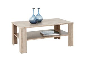 4038537047737 - - Couchtisch Beistelltisch Wohnzimmertisch Eiche Sägerau Dekor ca 100 x 44 x 60