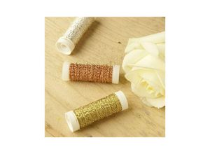 4038672808149 - Prima Flora - Bouillondraht 25 g gold Bindedraht