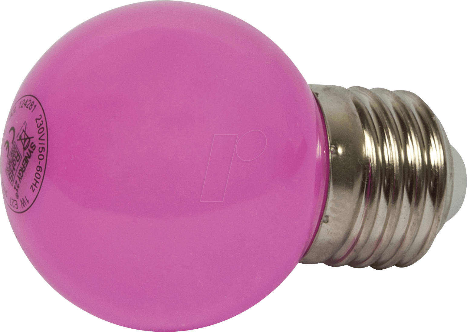 4038816049049 - LED G45 Tropfenlampe 1W E27 230V Kunststoff ideal für Lichterketten - pink