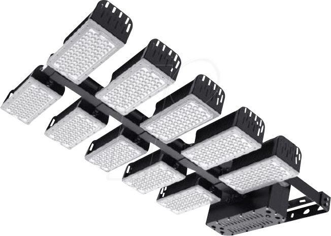 4038816077127 - SYN 154898 - LED-Flutlicht 1200 W 198000 lm 5000 K schwarz IP66