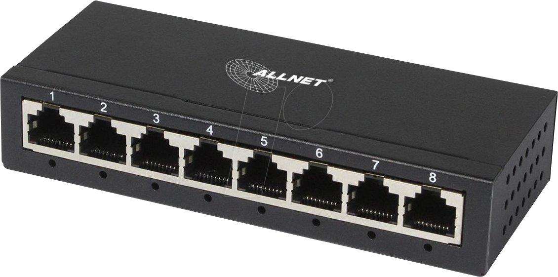 4038816127815 - ALLNET ALLSG808 - Switch 8-Port Gigabit Ethernet