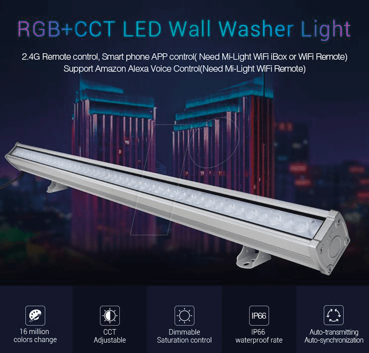 4038816161413 - SYN 161417 - LED-Flutlicht RGB+CCT 24 W 1800 lm Wallwasher