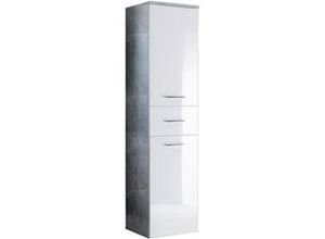 4038889046686 - Hochschrank in Hellgrau ́SPLASH 40X160 CM HELLGRAU ́