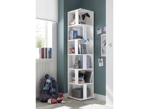 4038889064307 - Eckregal BEGA OFFICE Corner Shelf Regale Gr B H T 38 cm x 186 cm x 38 cm 6 St offene Fächer weiß (weiß matt) Eckregale mit 6 offenen Fächer Regal in 2 Farbausführungen