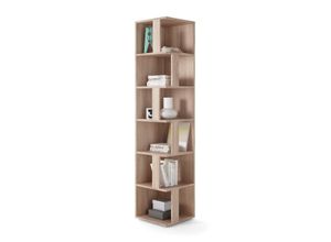 4038889064314 - Eckregal BEGA OFFICE Corner Shelf Regale Gr B H T 38 cm x 186 cm x 38 cm 6 St offene Fächer braun (eiche son) Eckregale mit 6 offenen Fächer Regal in 2 Farbausführungen