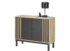 4038889073361 - Bega Consult - Kommode volano Beistellkommode Sideboard Artisan Eiche Nb   Schwarz ca 105 x