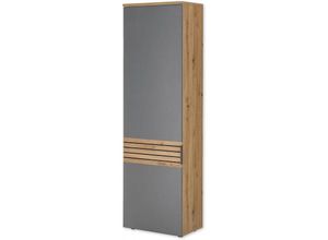 4038889073699 - Bega Consult - Garderobenschrank milan Schuhschrank Artisan Eiche Nb   grau ca 60 x 200 x 3