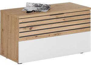4038889074740 - HBZ Schuhbank »Milan Garderobenbank BxHxT 85x45x38 cm« (1 St) Mit 1 Klappe und 2 Fächer belastbar bis 50 kg 4038889074740 - HBZ Schuhbank »Milan Garderobenbank BxHxT 85x45x38 cm« (1 St) Mit 1 Klappe und 2 Fächer belastbar bis 50 kg
