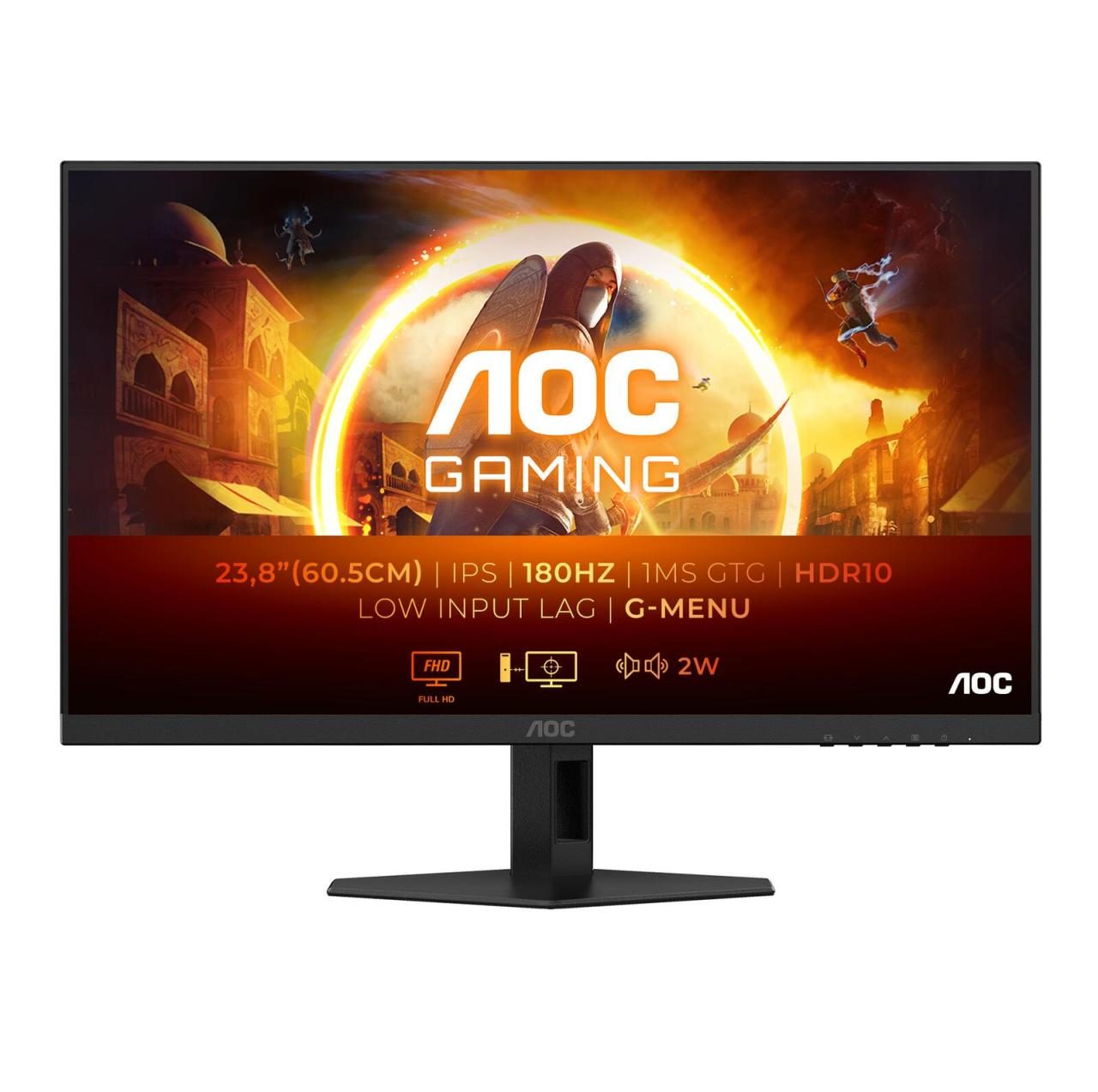 4038986142045 - 61cm 24 (1920x1080) Gaming 24G4XE 169 FHD FastIPS 05ms 180Hz HDR10 HDMI DP Speaker Black