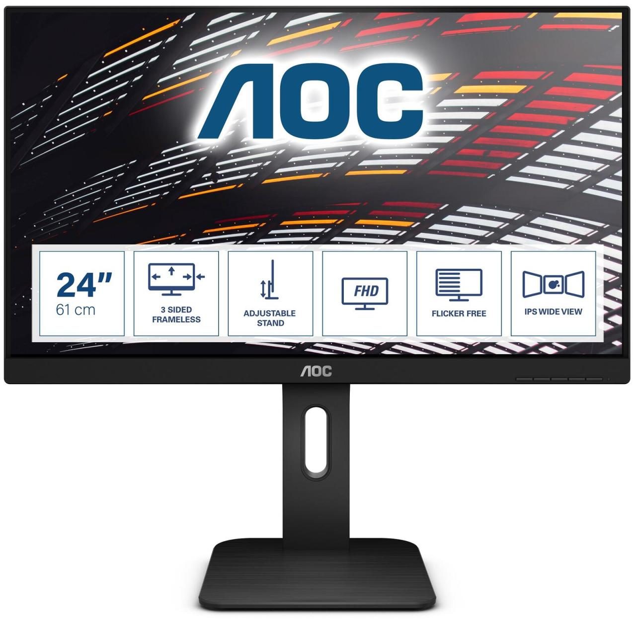 4038986146241 - X24P1 LCD-Monitor 612 cm (241 Zoll) EEK E (A - G) 1920 x 1200 Pixel WUXGA 4 ms DisplayPort DVI HDMI® USB 32 Gen 2 (USB 31) VGA Kopfhörer (35 mm