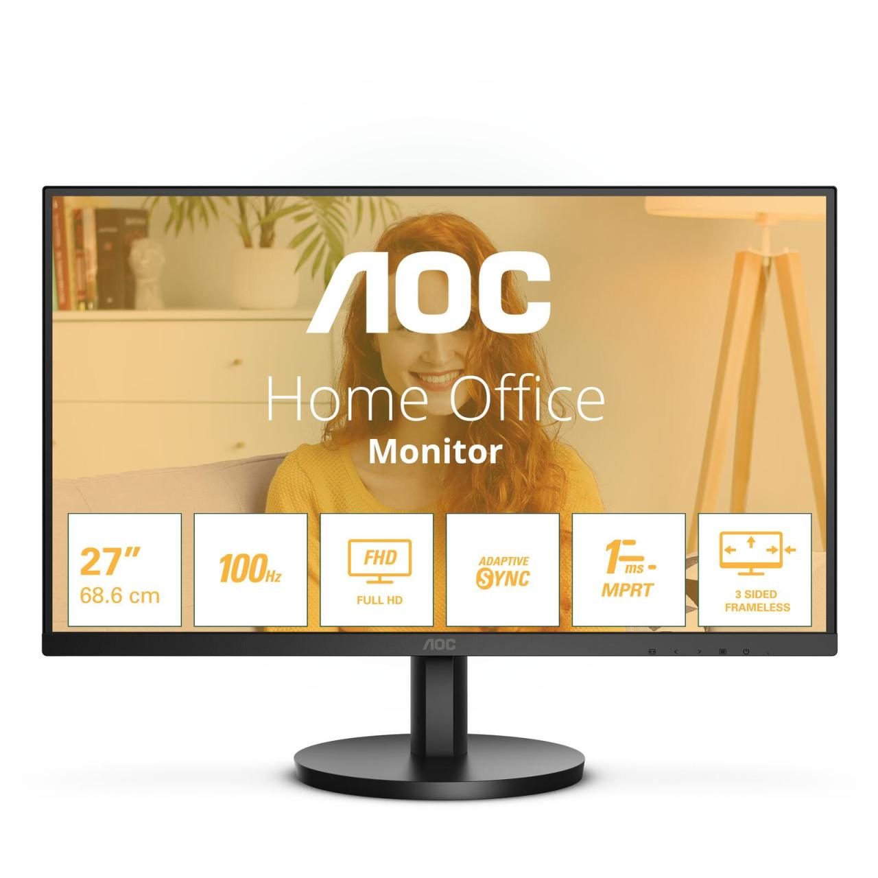 4038986181549 - 27 Basic-line 27B3HMA2 - B3 Series - LED monitor - Full HD (1080p) - 27 - 4 ms - Bildschirm