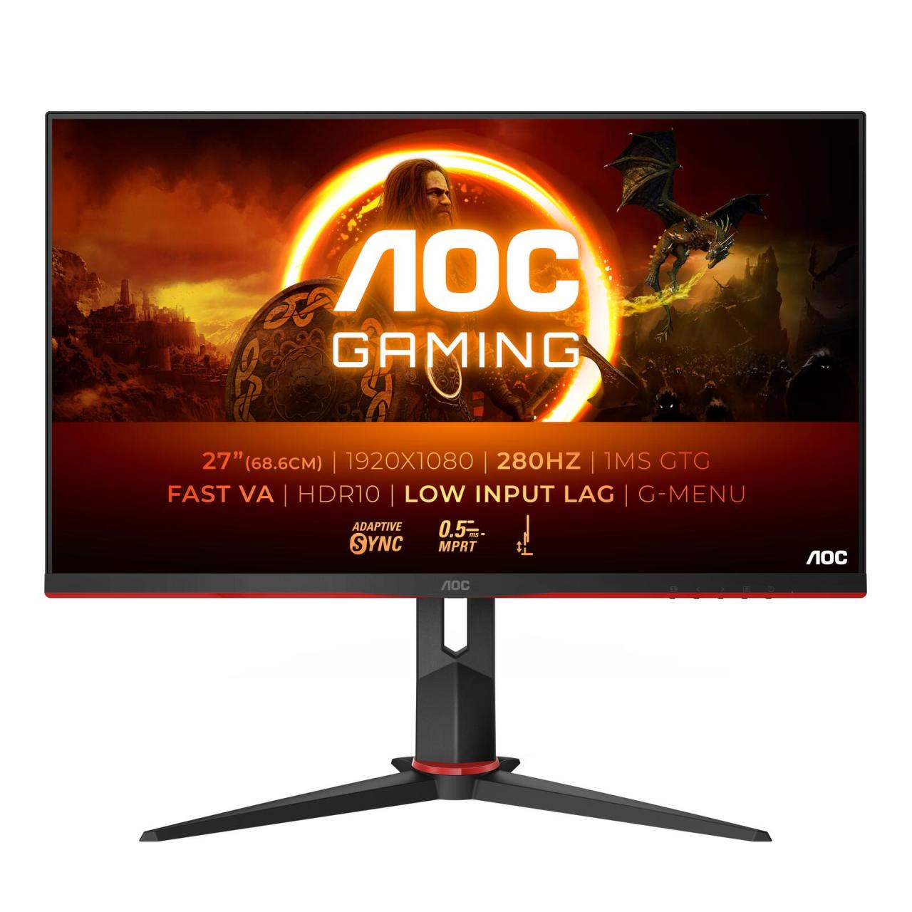 4038986182270 - 27 Gaming 27G2ZN3 BK - LED monitor - Full HD (1080p) - 27 - HDR